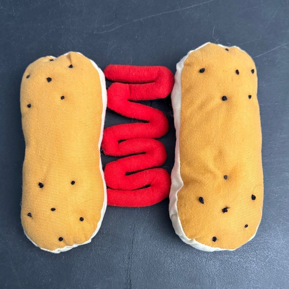 5/$25 Casual Canine Hot Dog Halloween Costume - Red and Tan